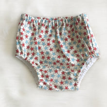 Load image into Gallery viewer, Stars print cotton nappy cover
